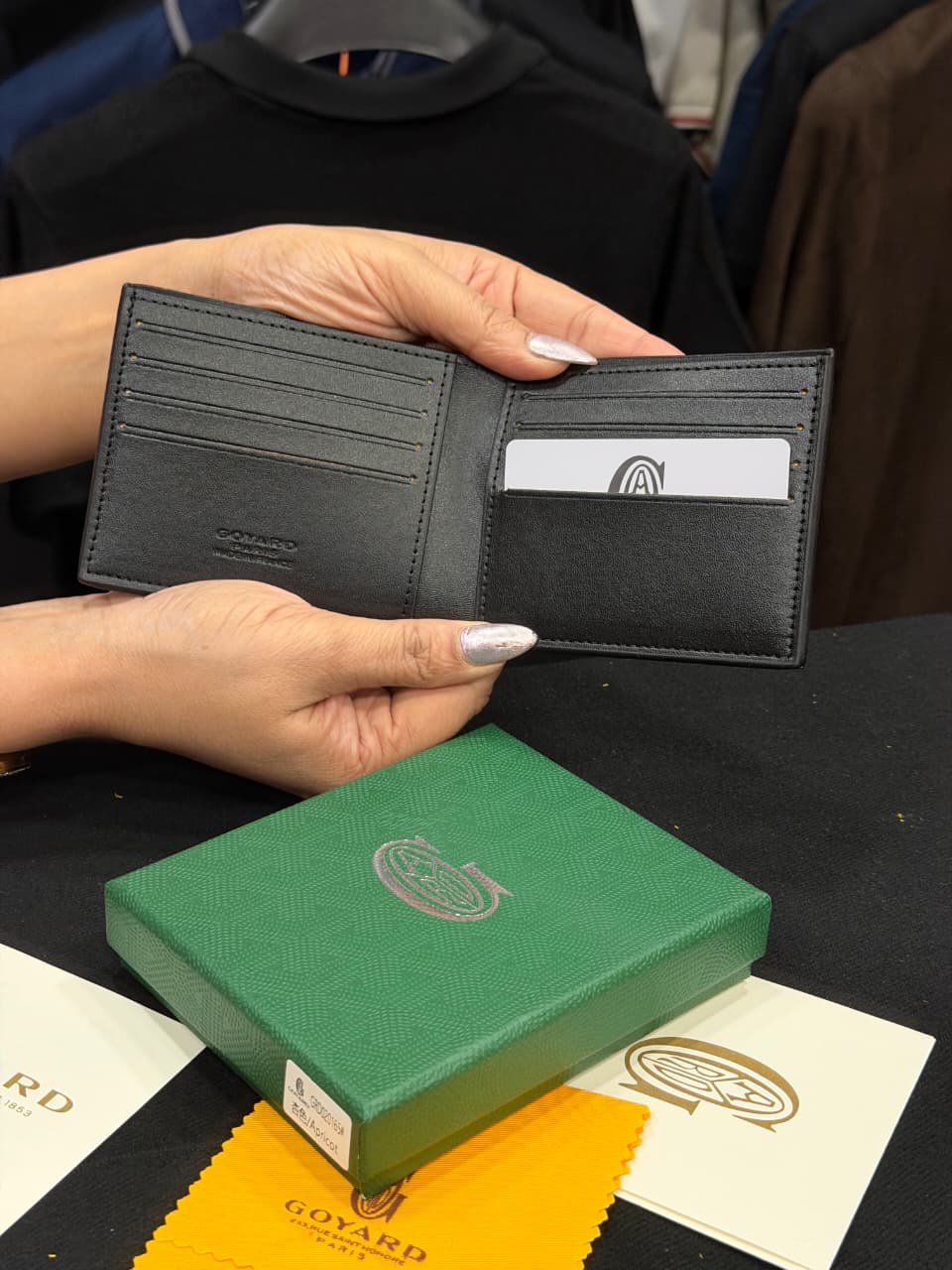 Goyard Short Wallet - Black