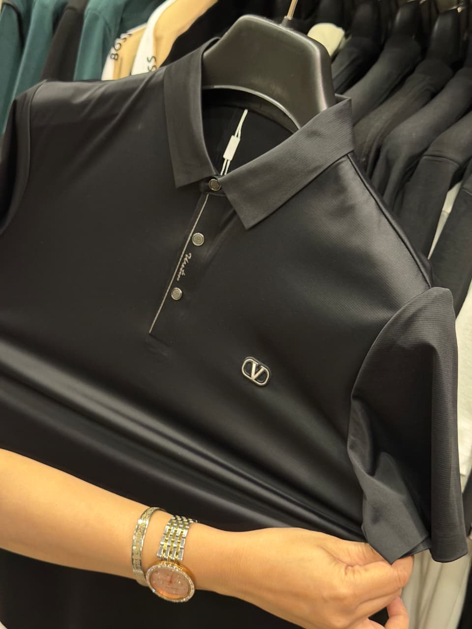 Valentino Stretchable Dri Fit Polo