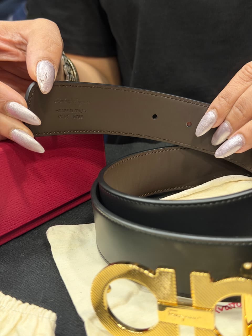 Salvatore Ferragamo 1:1 Grade Genuine Leather Belt with Full Packaging