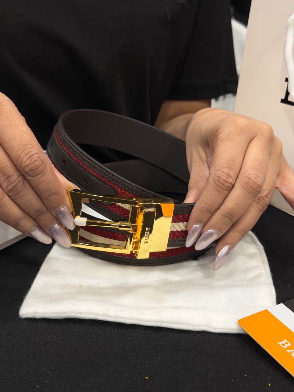 Bally 1:1 Grade Genuine Leather Belt with Full Packaging