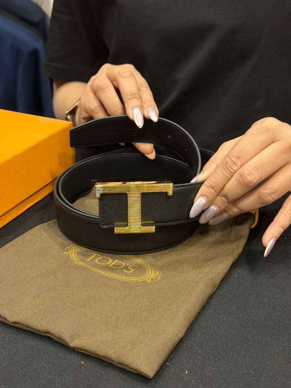 Tods 1:1 Grade Genuine Leather Belt with Full Packaging