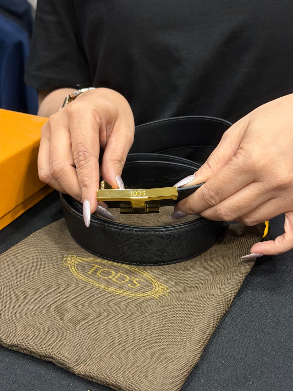 Tods 1:1 Grade Genuine Leather Belt with Full Packaging