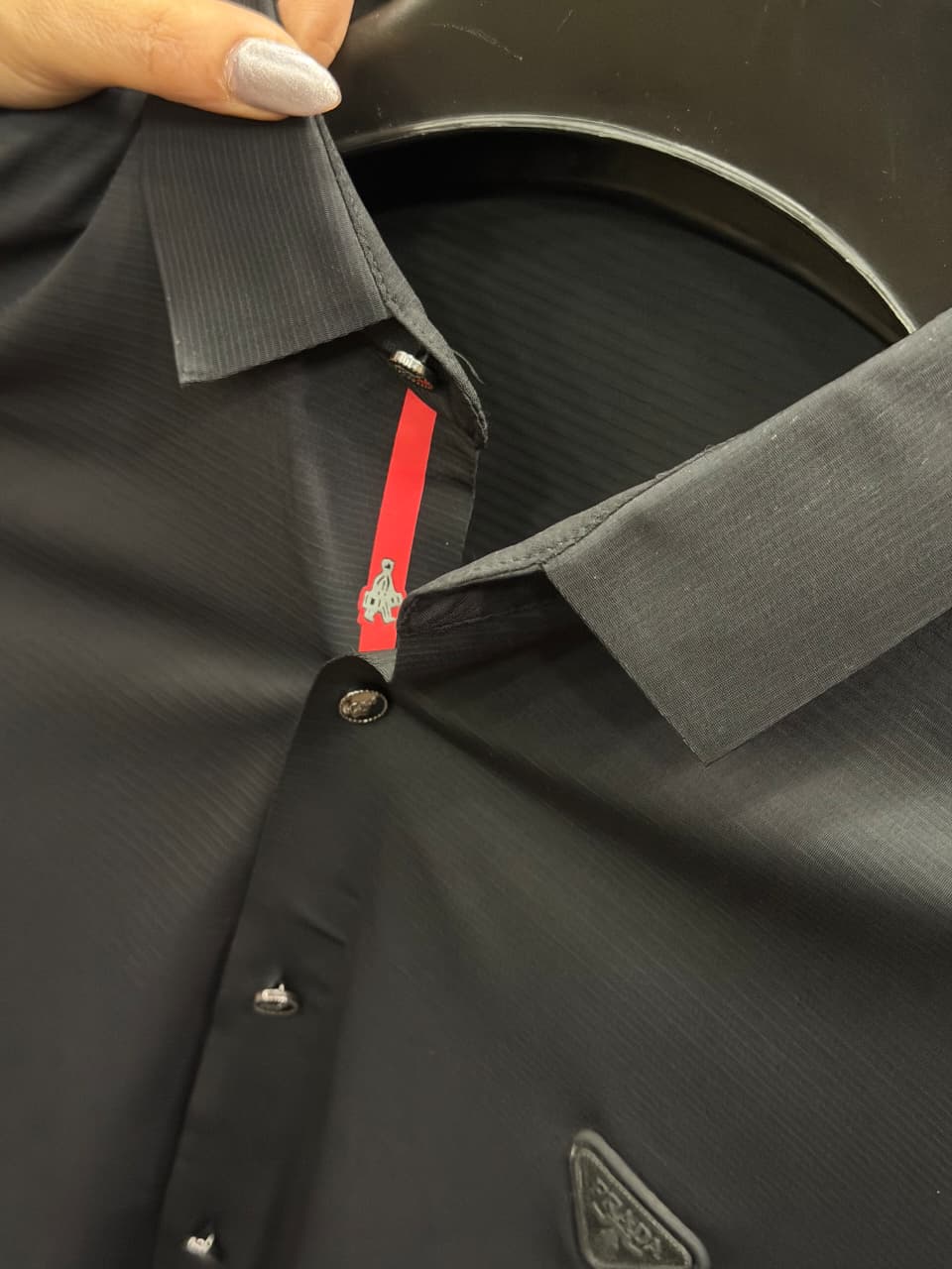 Prada Stretchable Dri Fit Button Half Sleeve Shirt