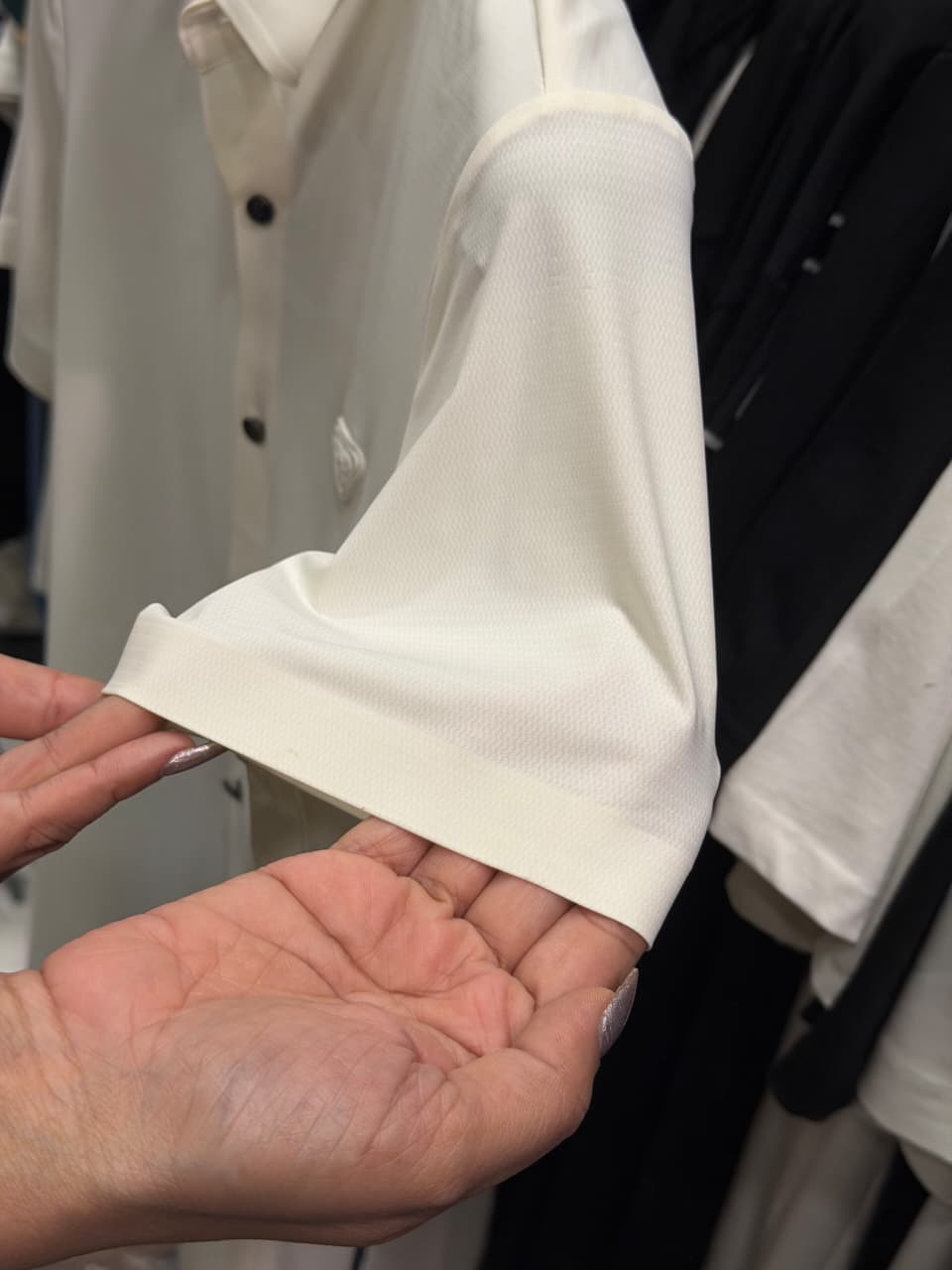 Prada Stretchable Dri Fit Button Half Sleeve Shirt