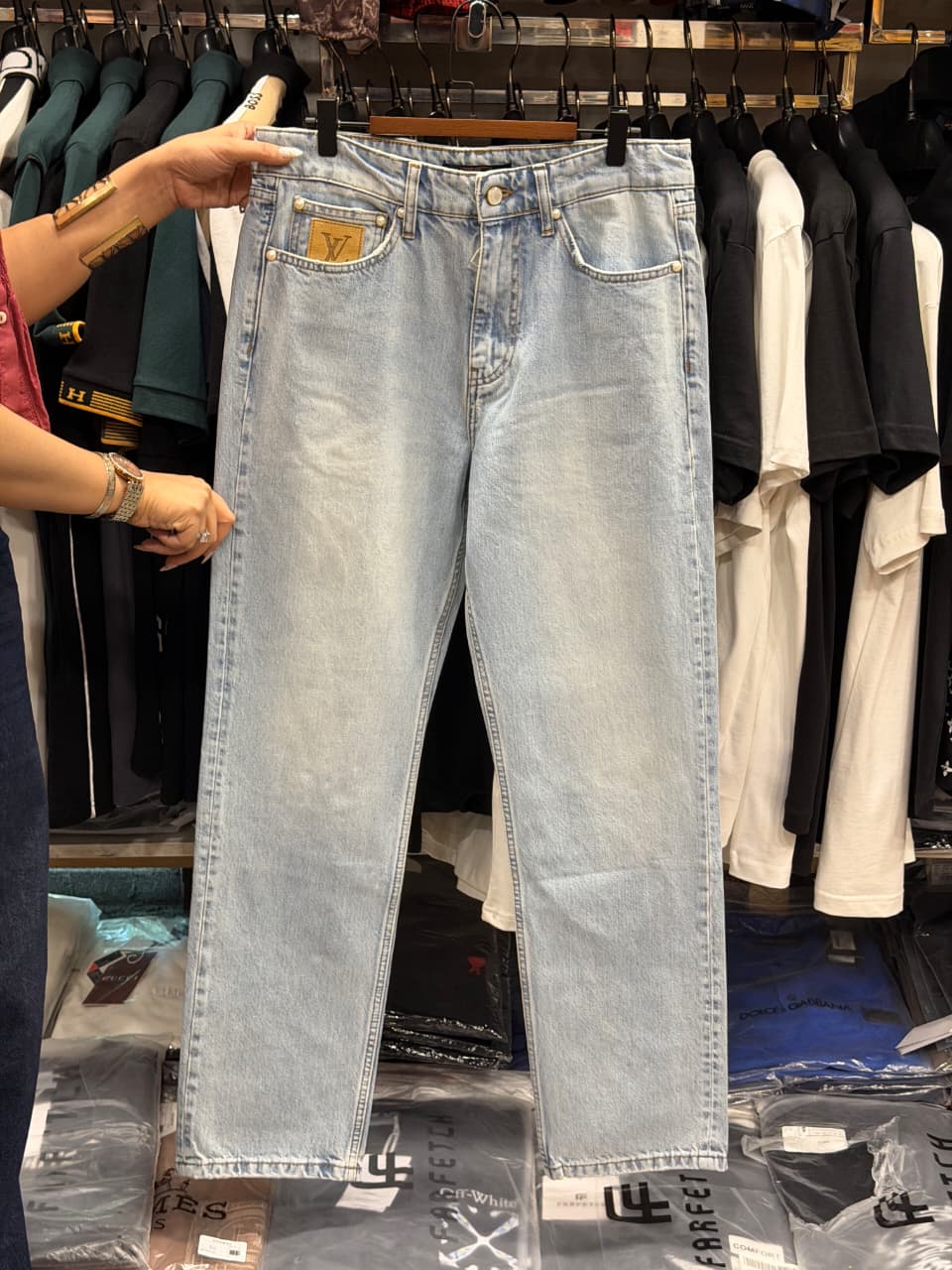 Louis Vuitton 1:1 Grade Super Premium Denim Jeans