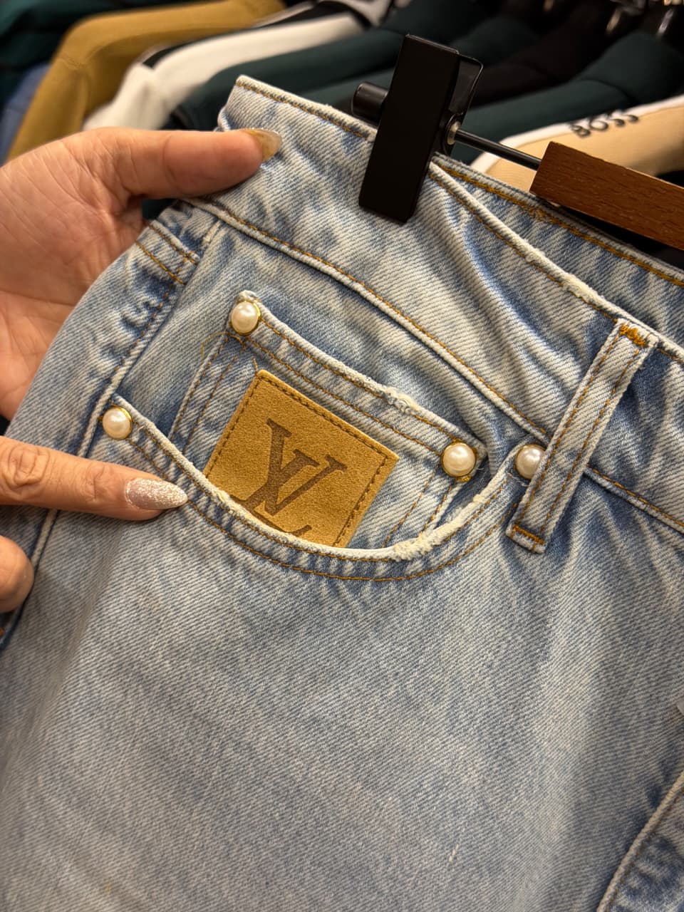 Louis Vuitton 1:1 Grade Super Premium Denim Jeans