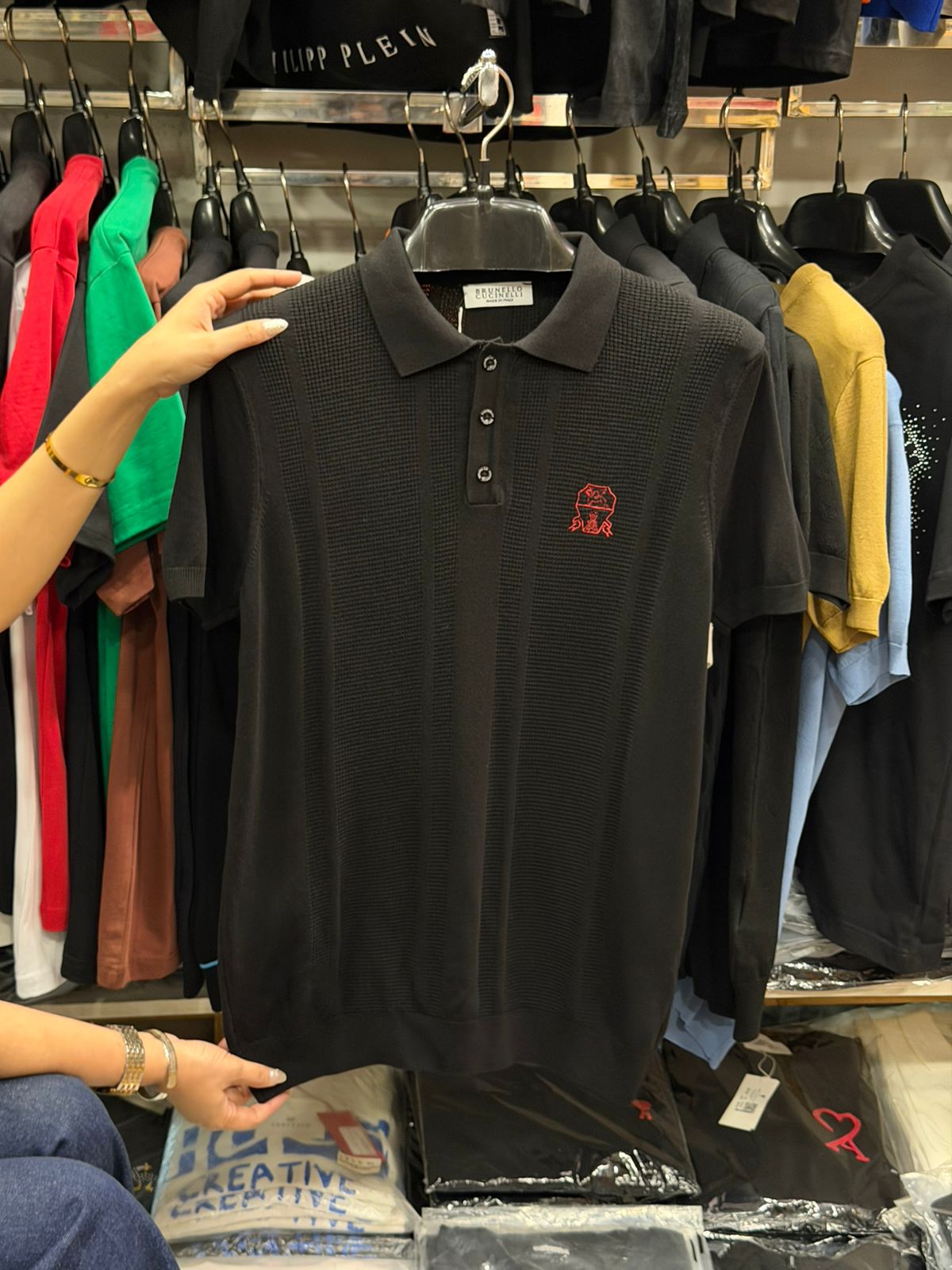 Brunello Cucinelli 1:1 Grade Knitwear Polo