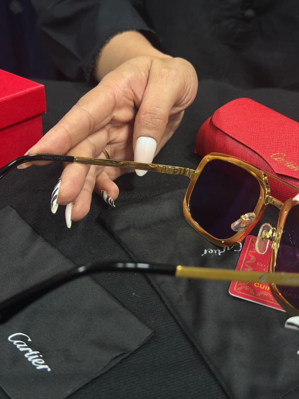 Cartier 1:1 Super Premium Grade in Titanium Sunglasses