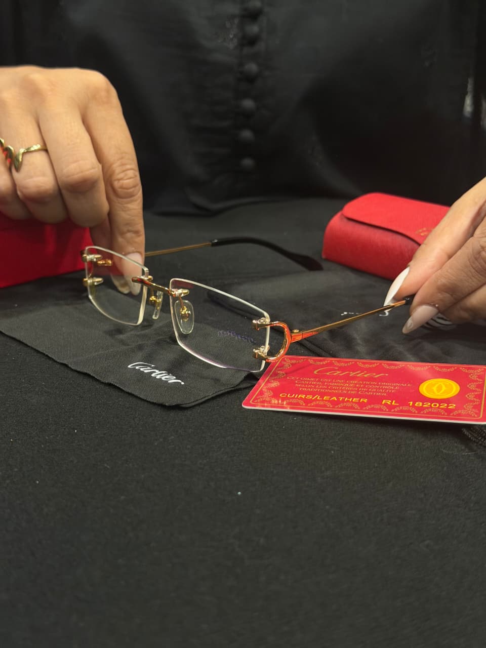 Cartier 1:1 Super Premium Grade in Titanium Eyewear Glasses