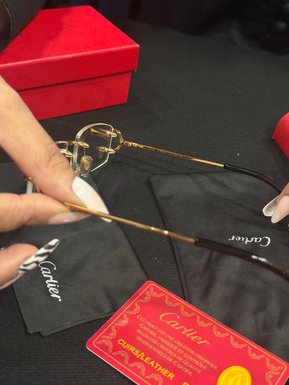 Cartier 1:1 Super Premium Grade in Titanium Eyewear Glasses