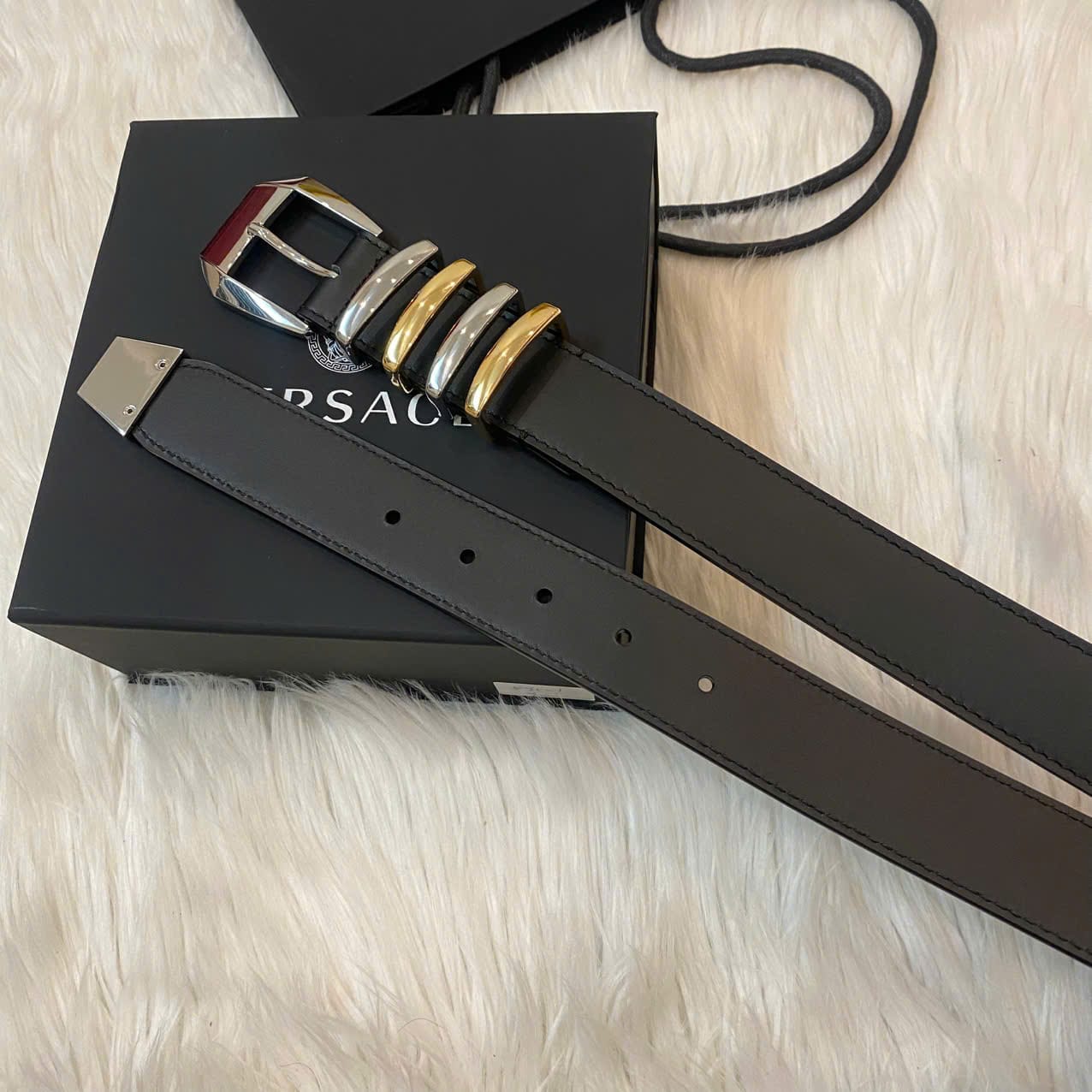 Versace 1:1 Grade Genuine Leather Belt with Full Packaging