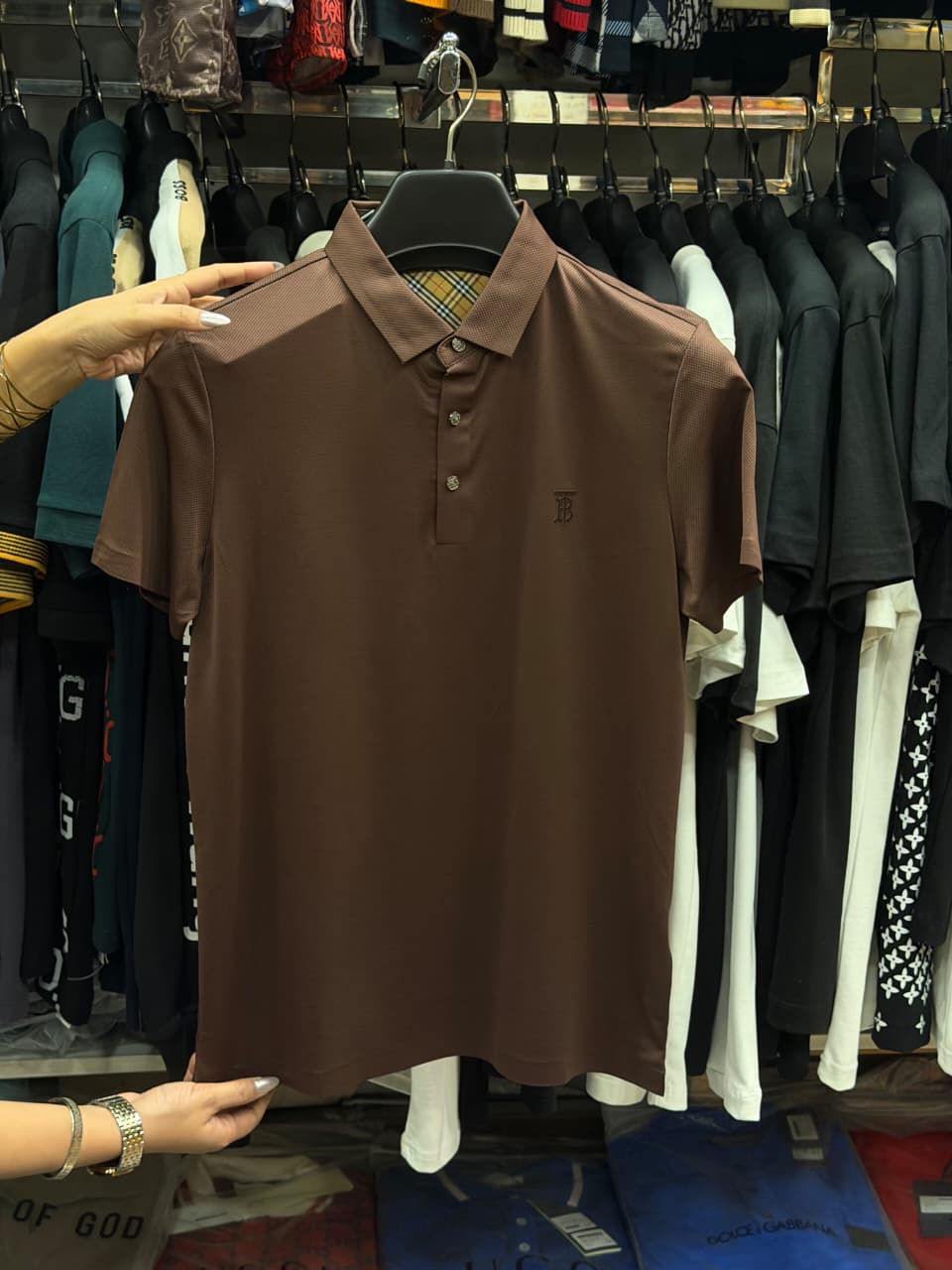 Burberry Stretchable Dri Fit Polo