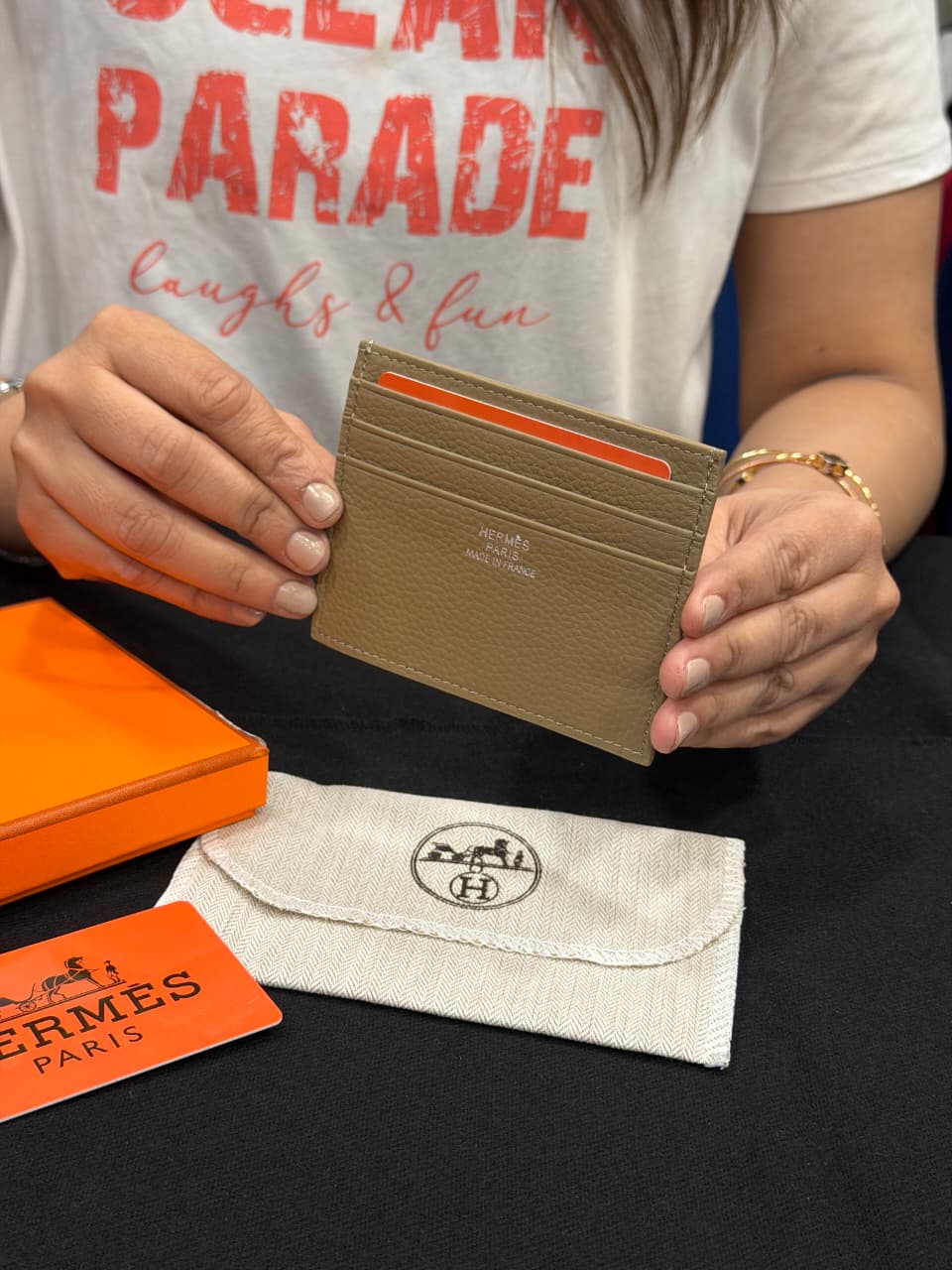Hermes High End Card Holder with Box