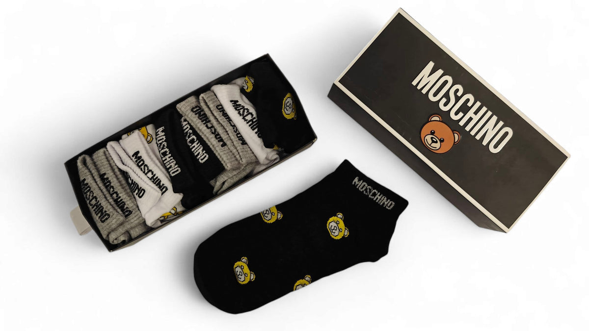 Moschino Scented Ankle Socks- Pack of 6 - Original Made In Turkey