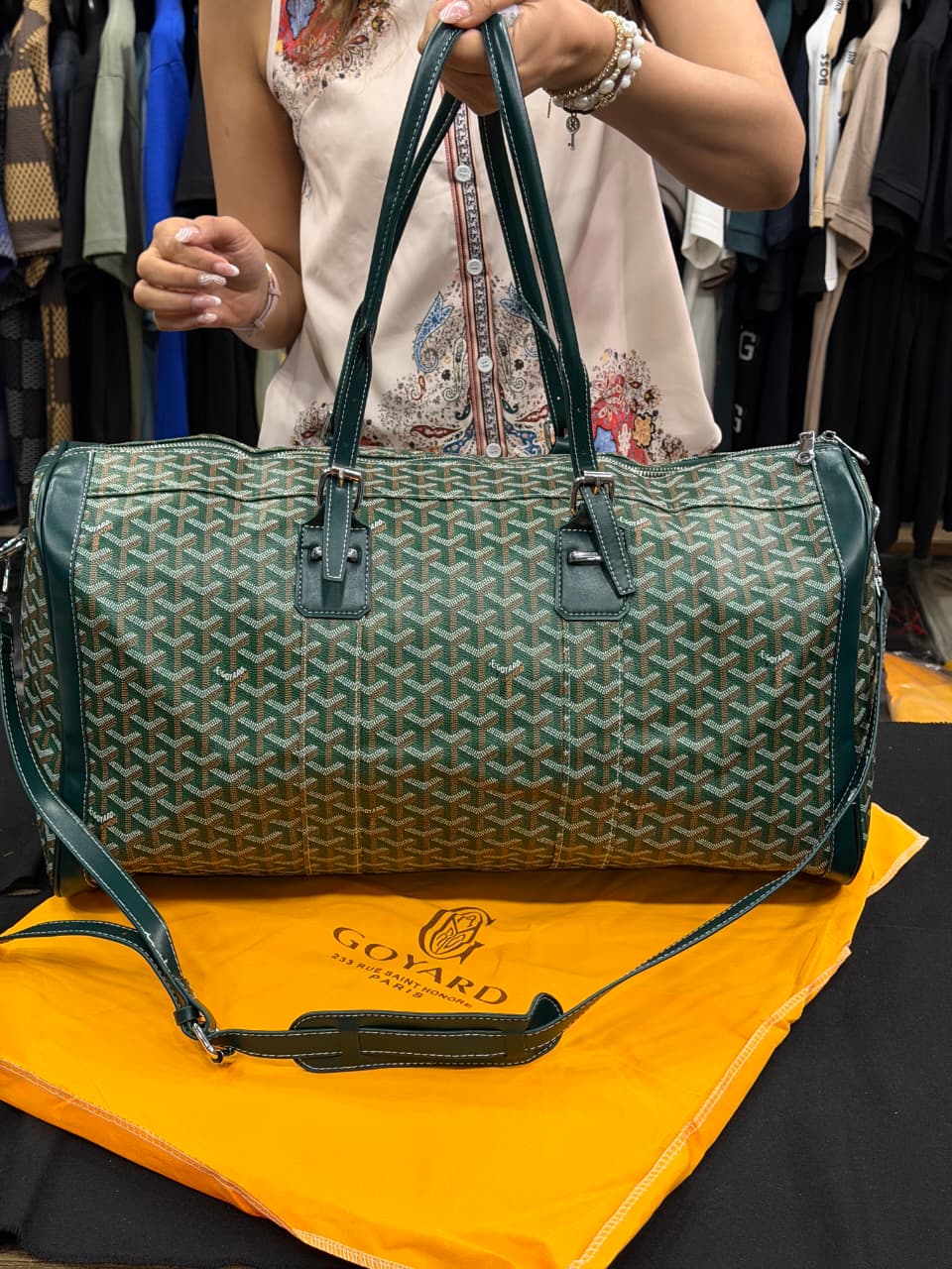 Goyard High End Duffel Gym Bag