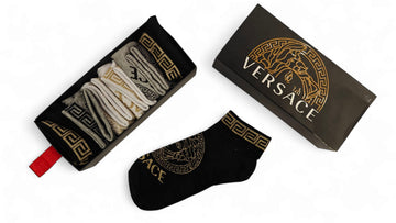 Versace Scented Ankle Socks- Pack of 6 - Original Made In Turkey