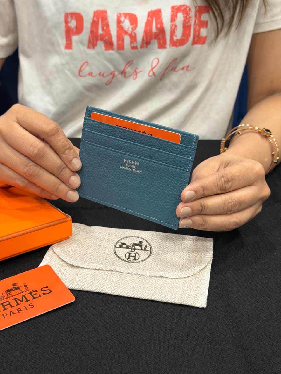 Hermes High End Card Holder with Box
