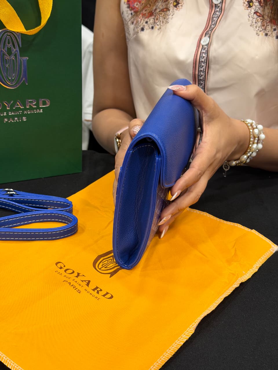 Goyard Pouch Bag with Hand Carry Bag