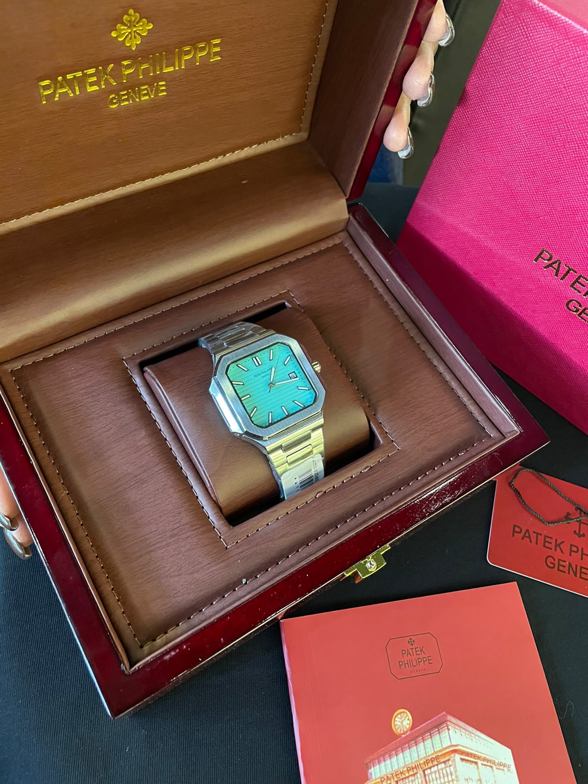 Patek Philippe Cubitus AAA Class Steanless Steal Watch with Complete! box Packaging