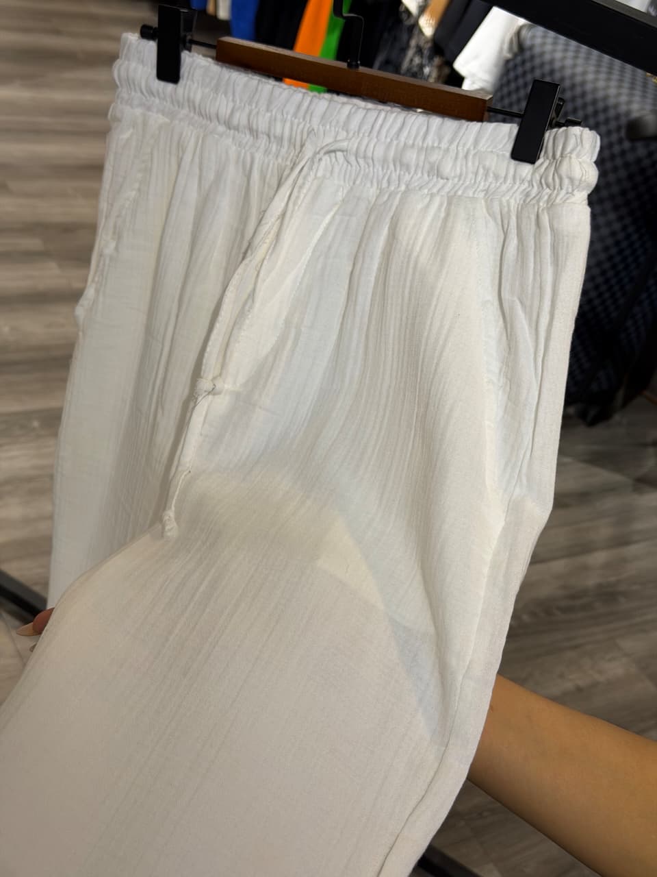 Zara Cotton Linen Trouser