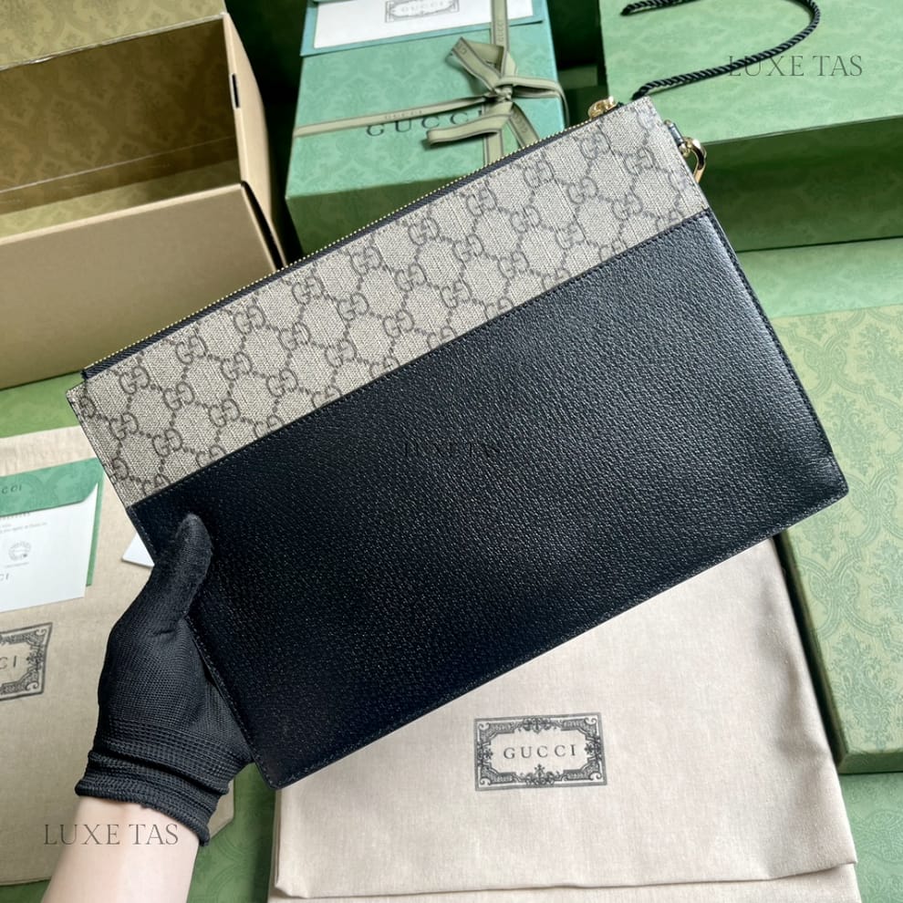 Gucci 1:1 Leather Super Premium Grade Men's Pouch