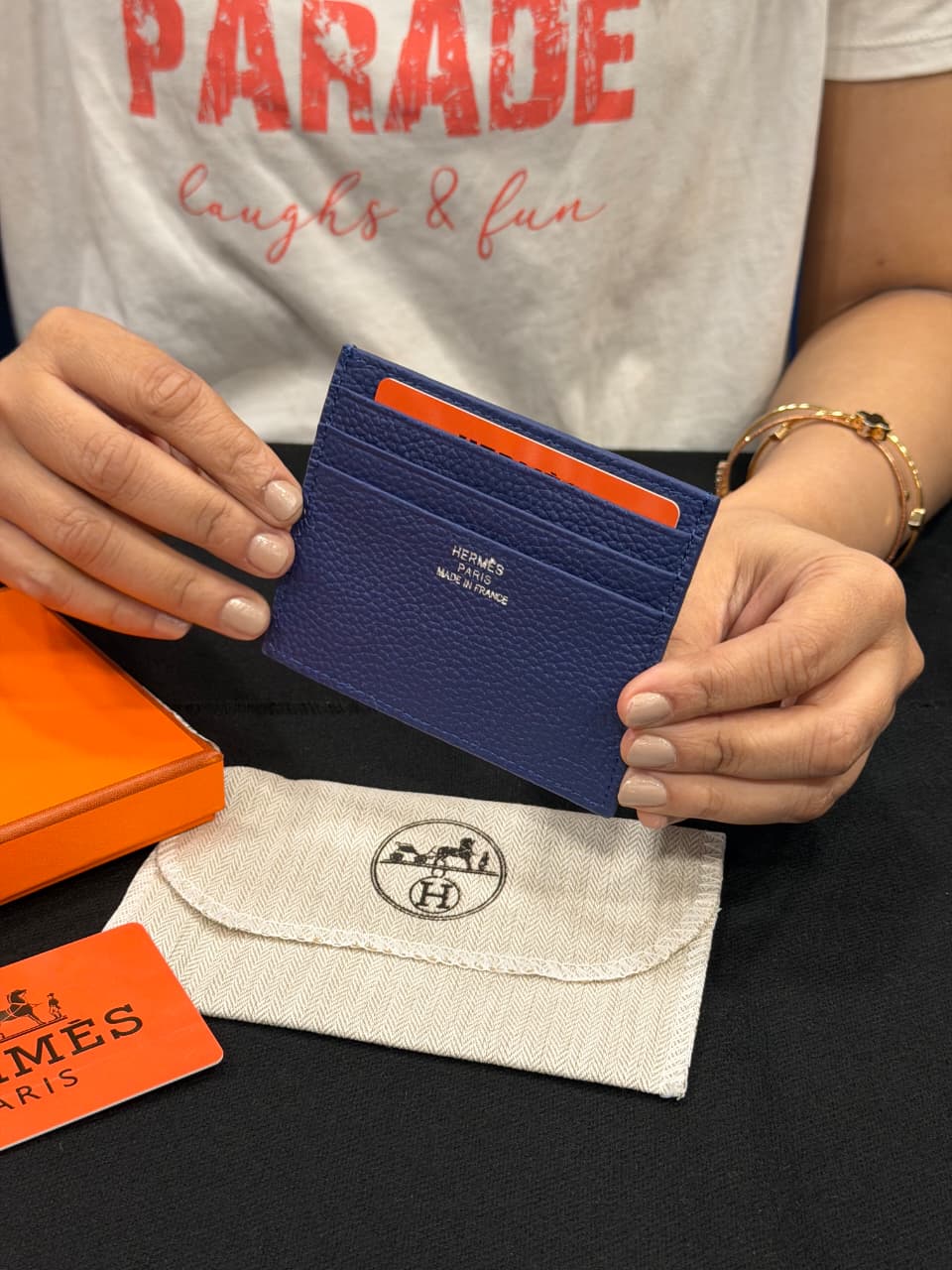 Hermes High End Card Holder with Box