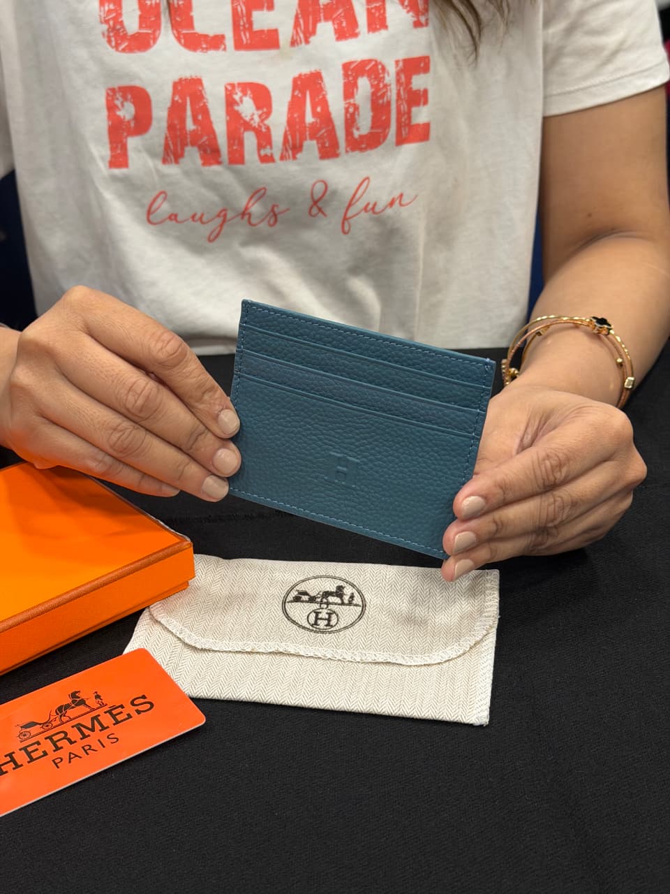 Hermes High End Card Holder with Box