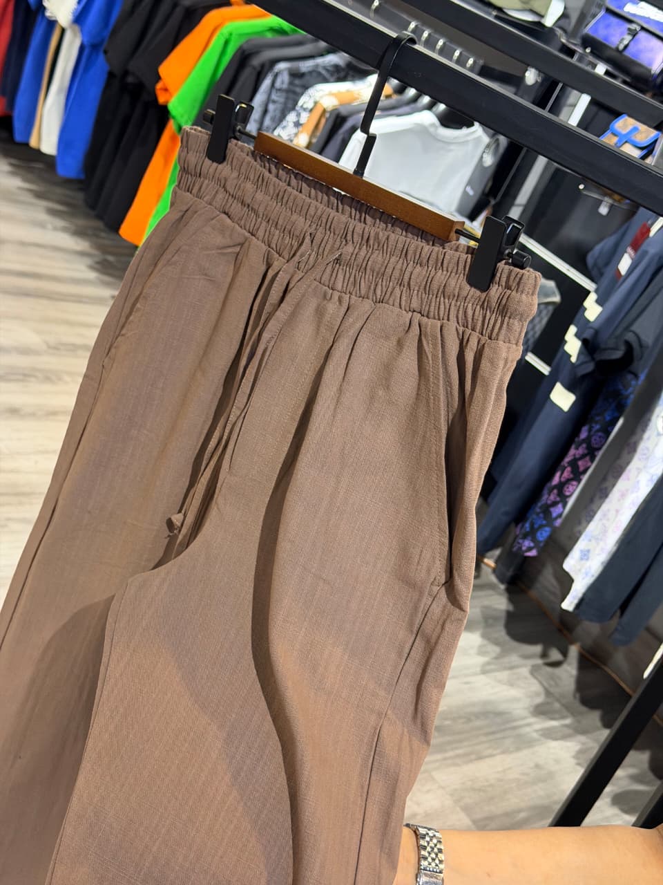 Zara Cotton Linen Trouser