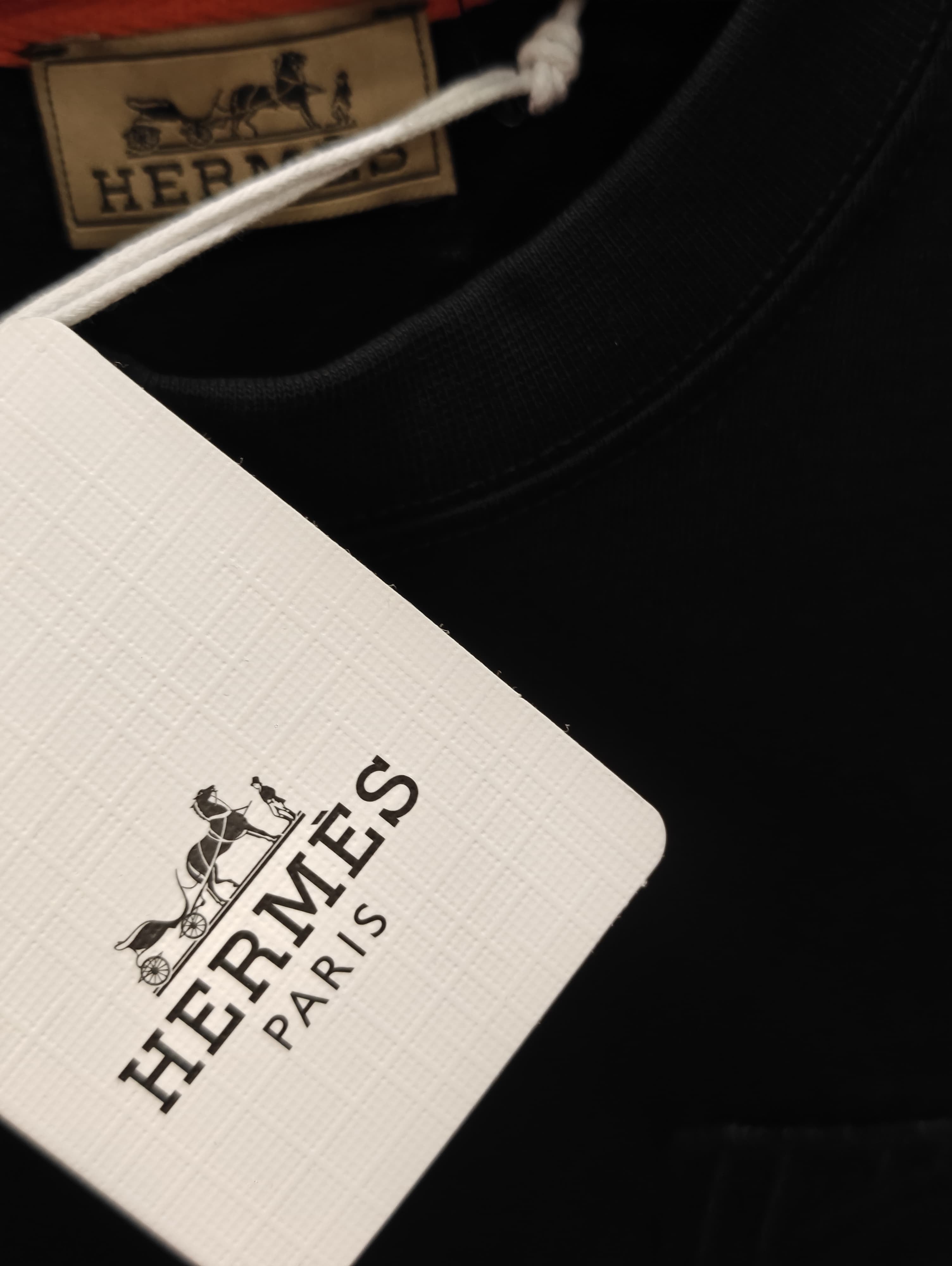 Hermes 1:1 Grade Oversized Crew Neck Tshirt