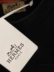 Hermes 1:1 Grade Oversized Crew Neck Tshirt
