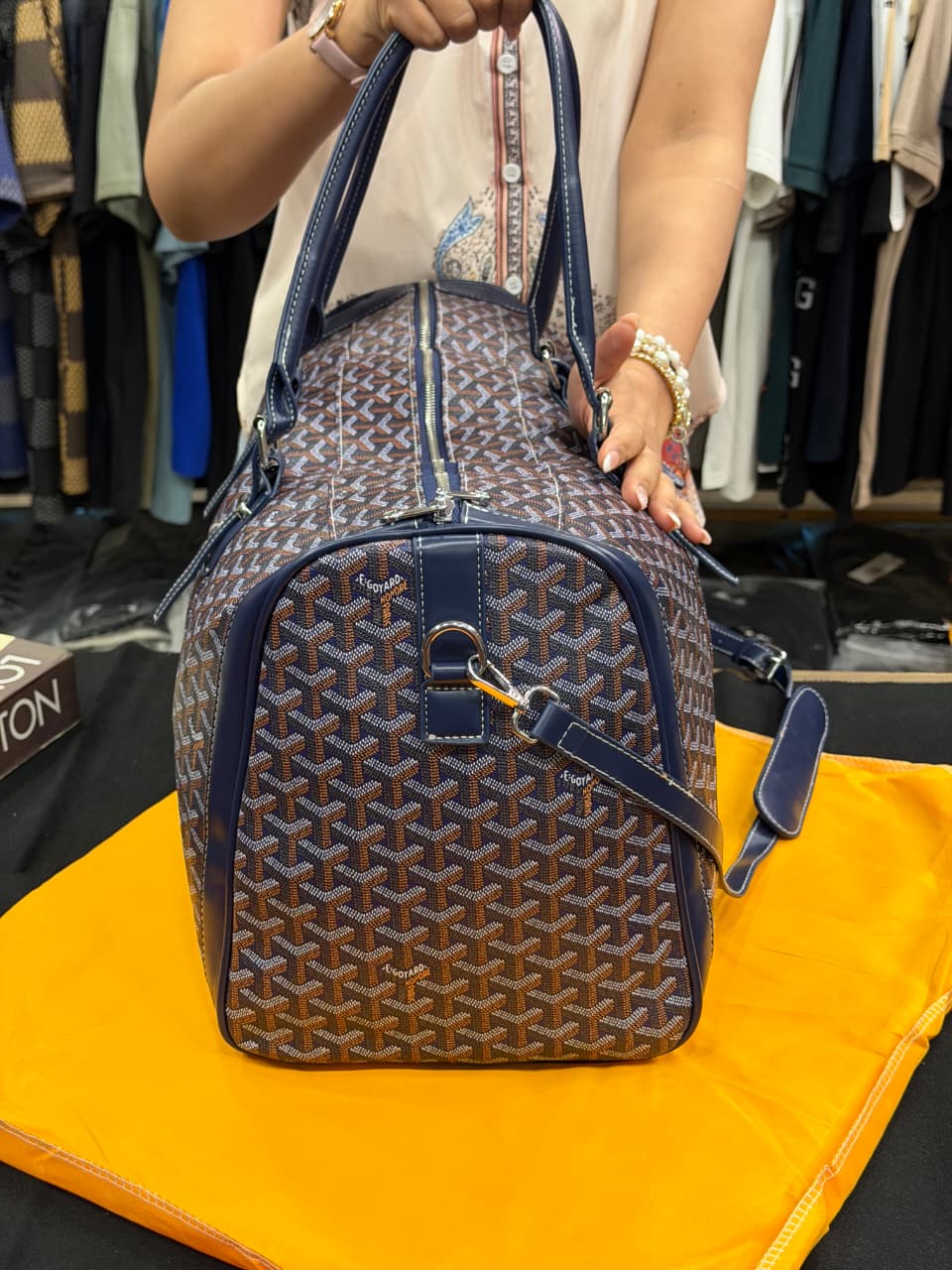 Goyard High End Duffel Gym Bag