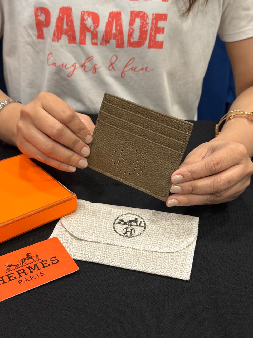 Hermes High End Card Holder with Box