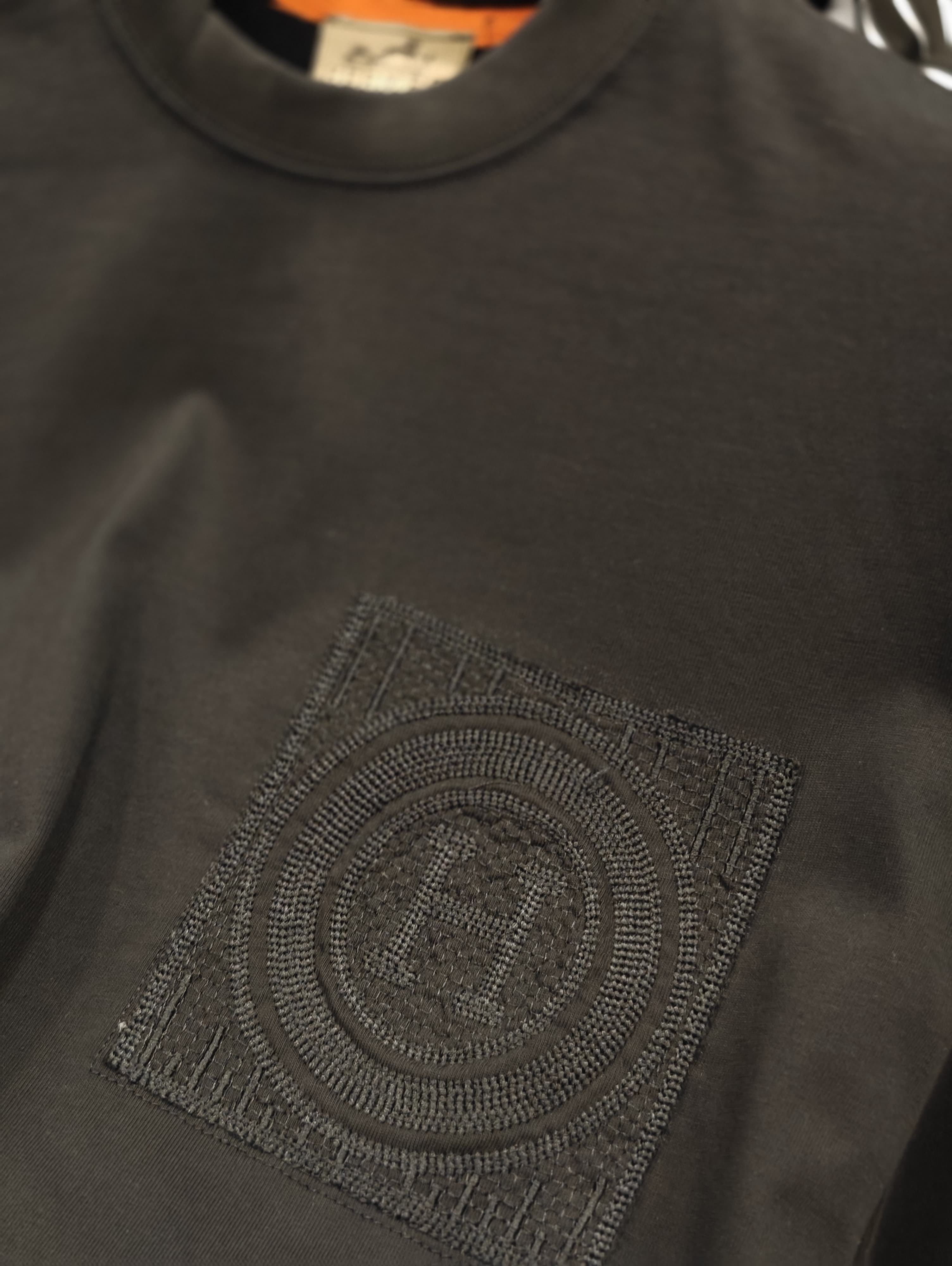 Hermes 1:1 Grade Oversized Crew Neck Tshirt