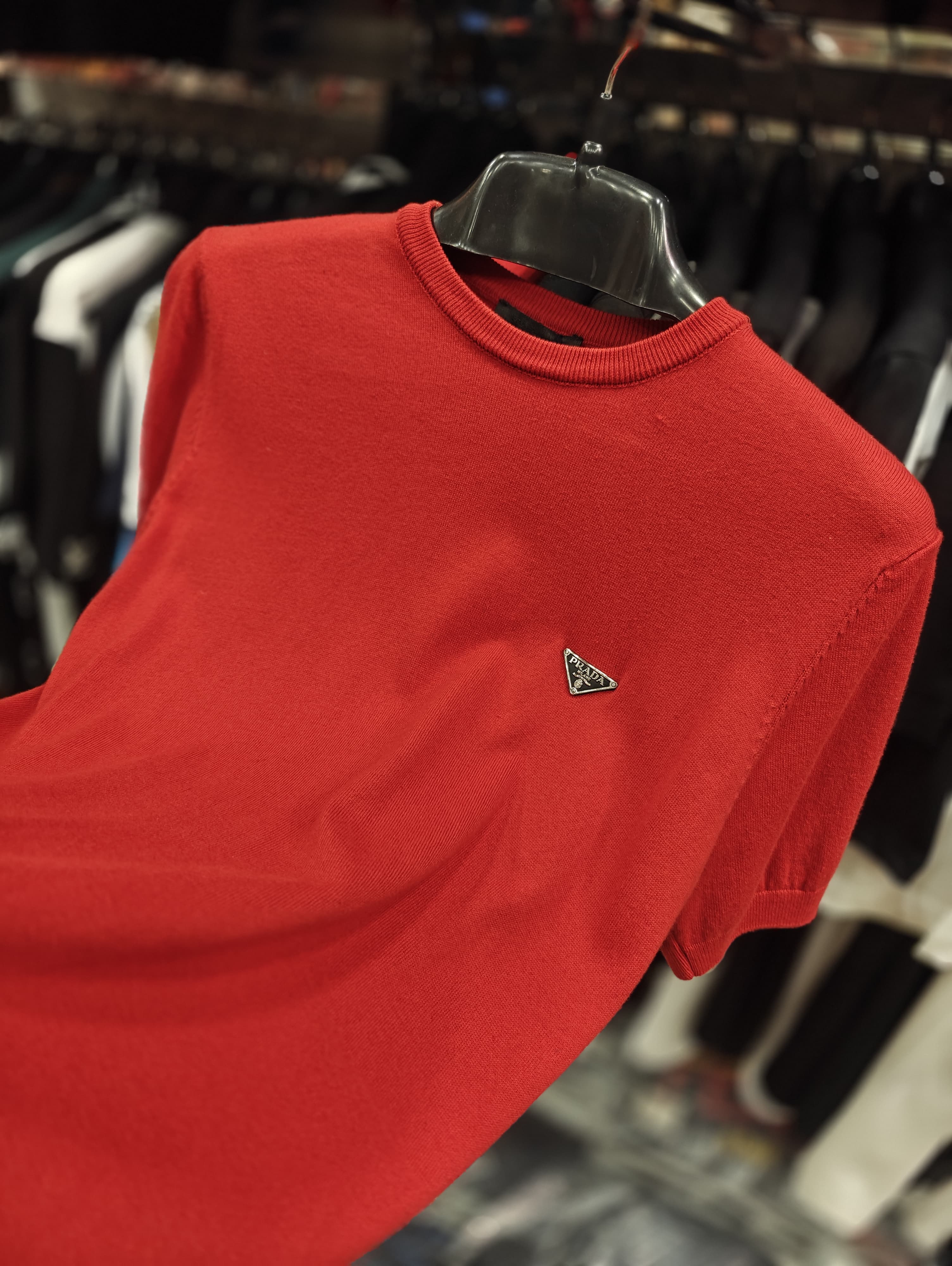 Prada 1:1 Grade Knitwear Tshirt