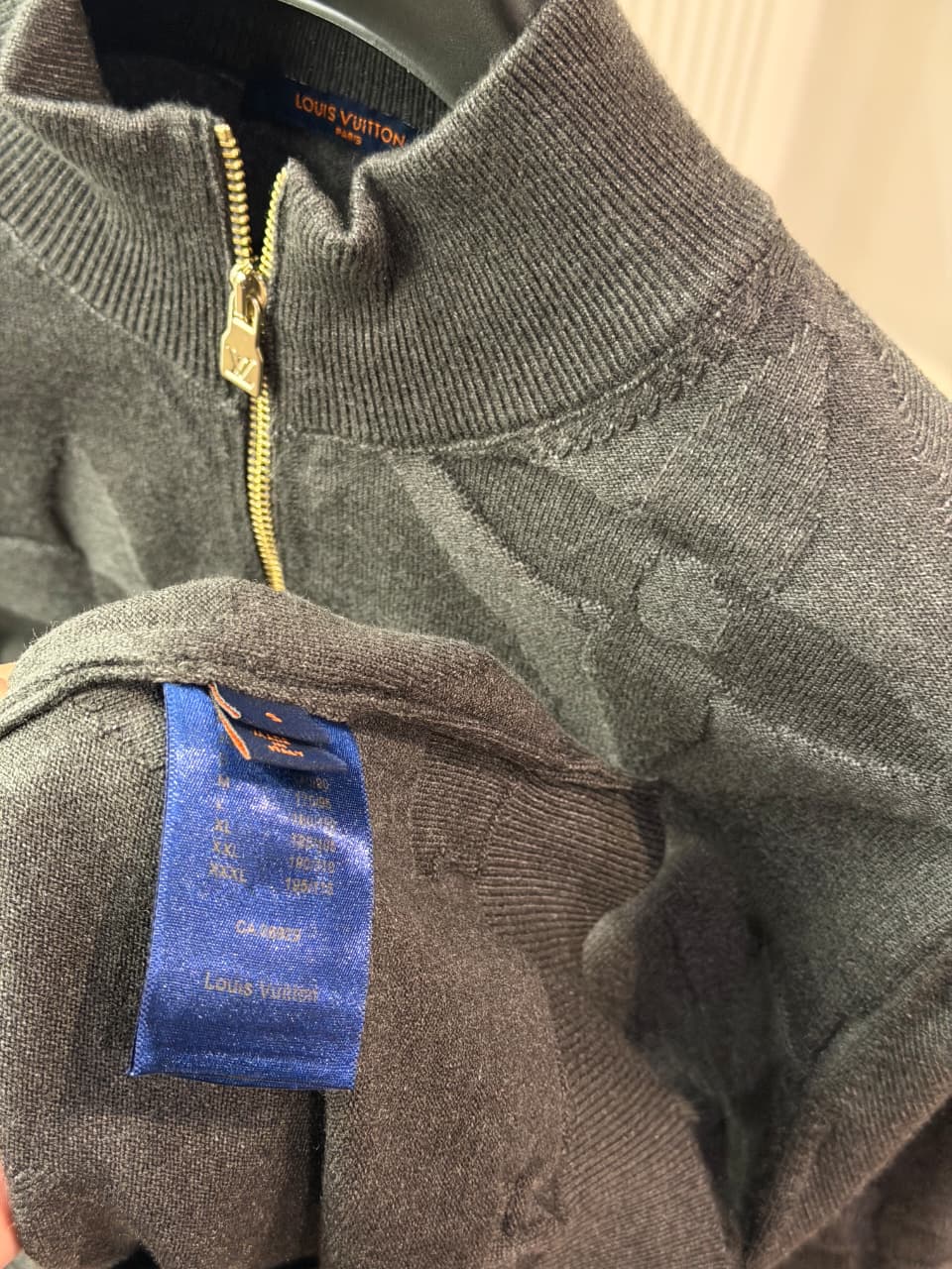 Louis Vuitton 1:1 Super Premium Grade Quarter Zipper Knitwear