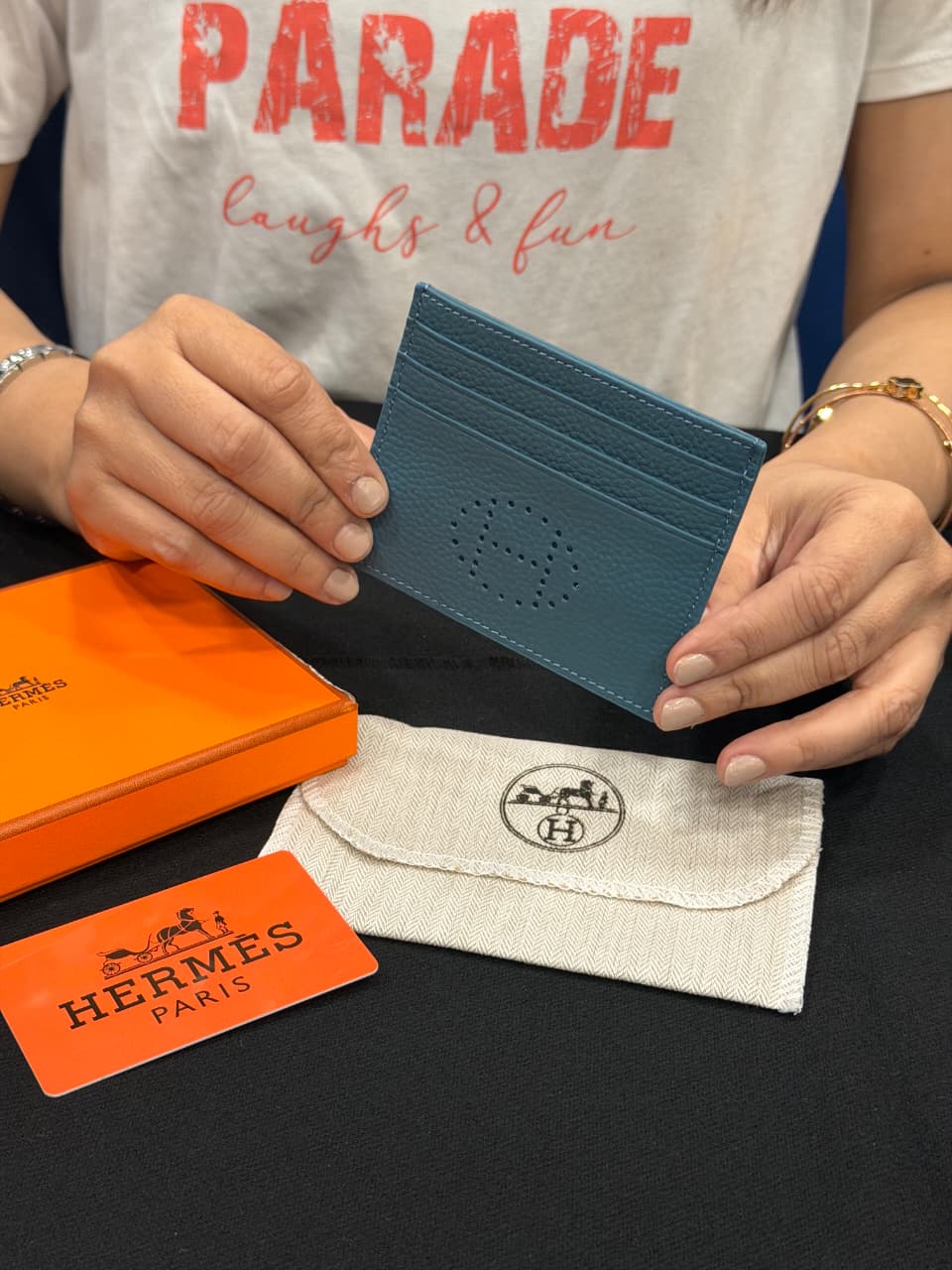 Hermes High End Card Holder with Box