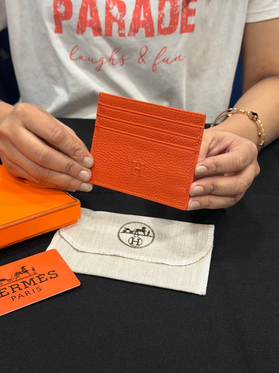 Hermes High End Card Holder with Box