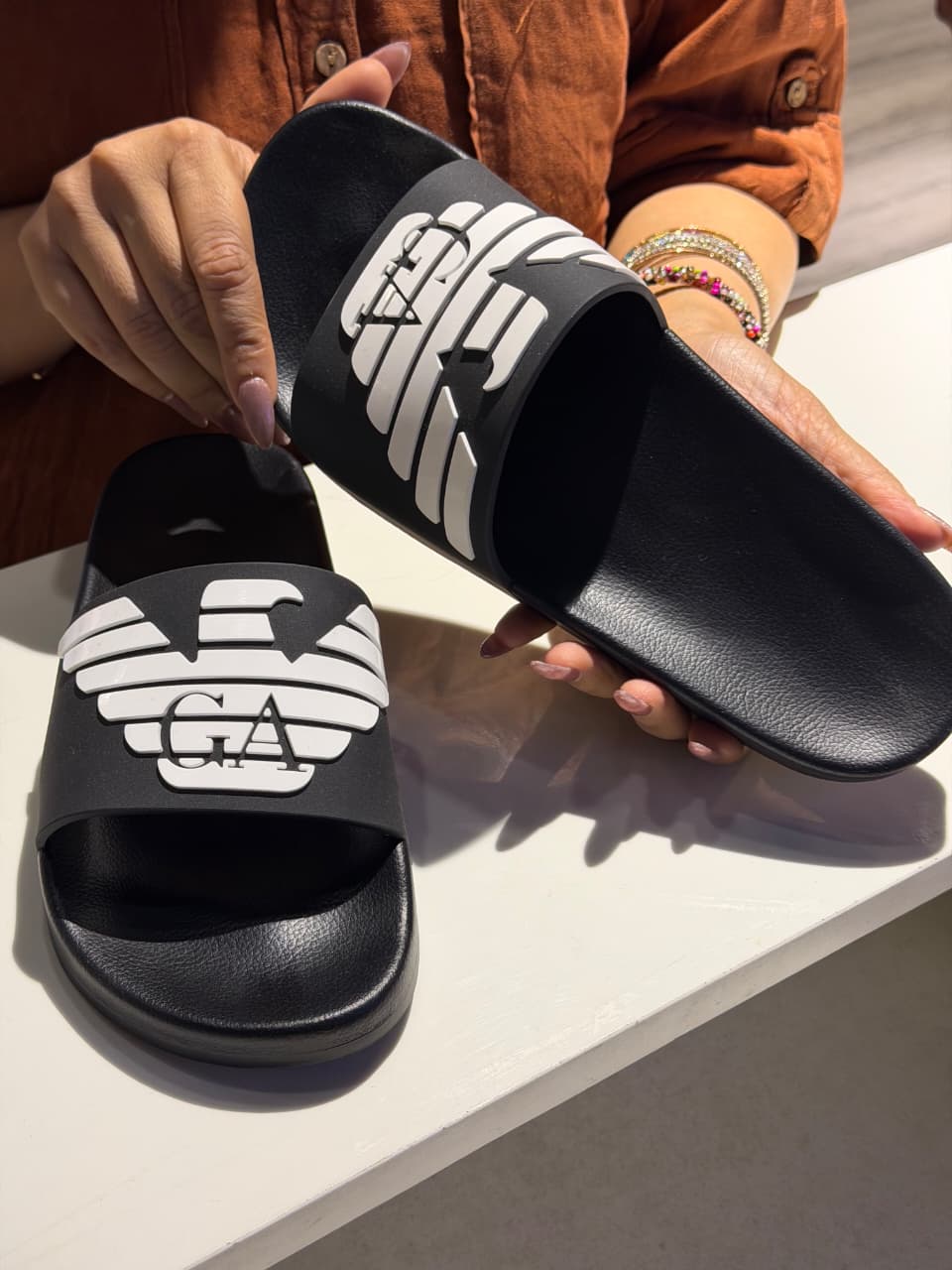 Armani Slides