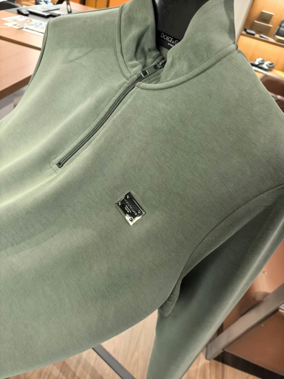 DG 1:1 Grade Premium Turtle Neck Quarter Zip Sweatshirt