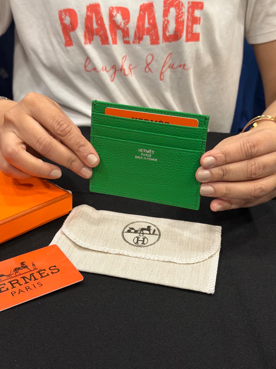 Hermes High End Card Holder with Box