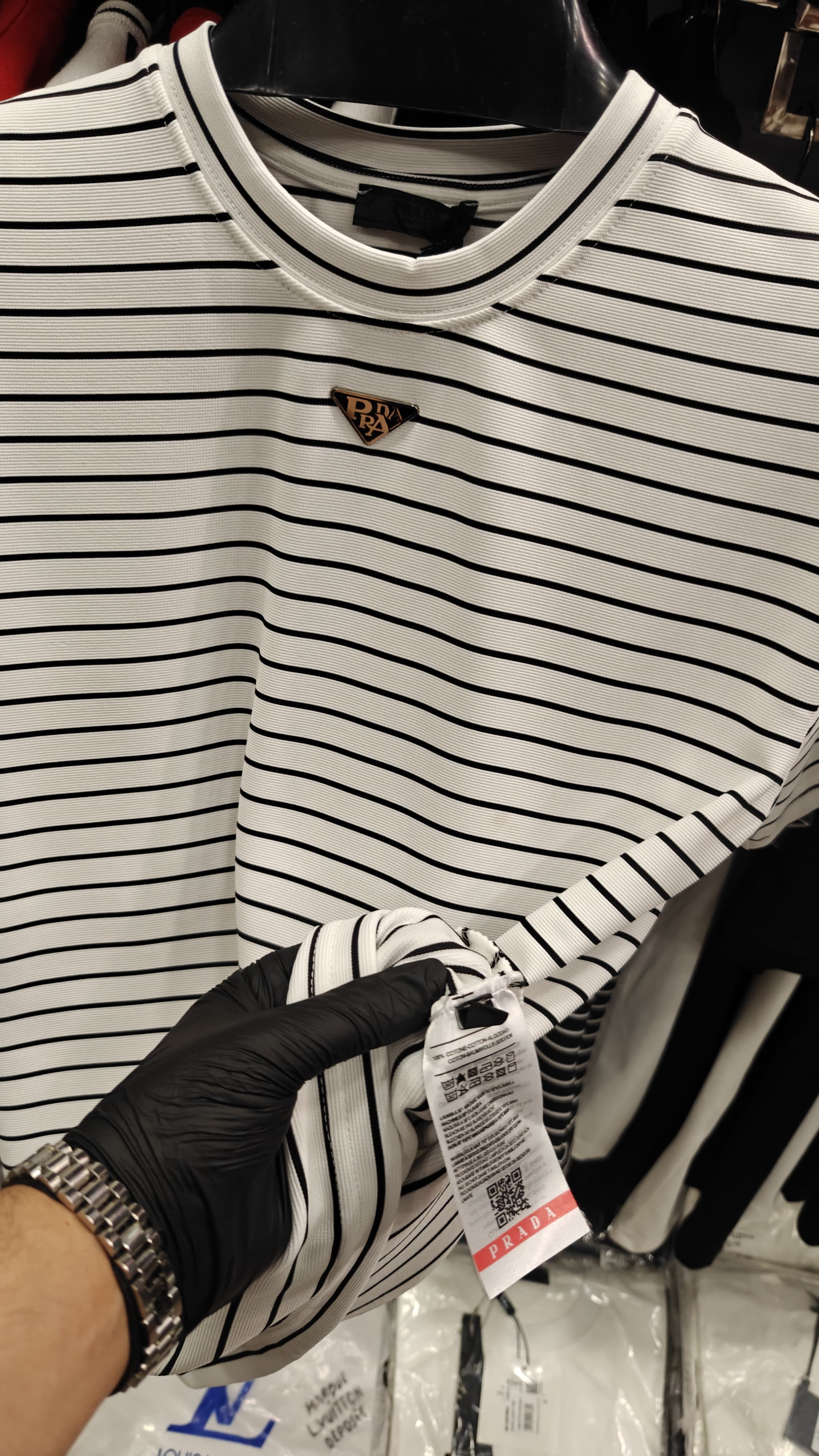 Prada 1:1 Grade Stretchable Tshirt