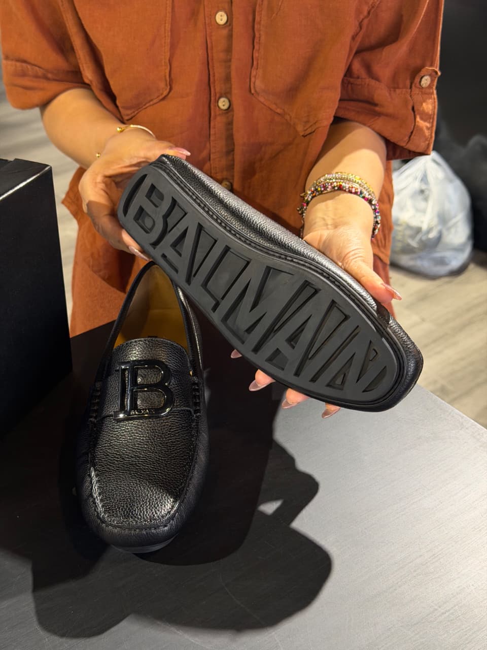 Balmain Leather Shoe