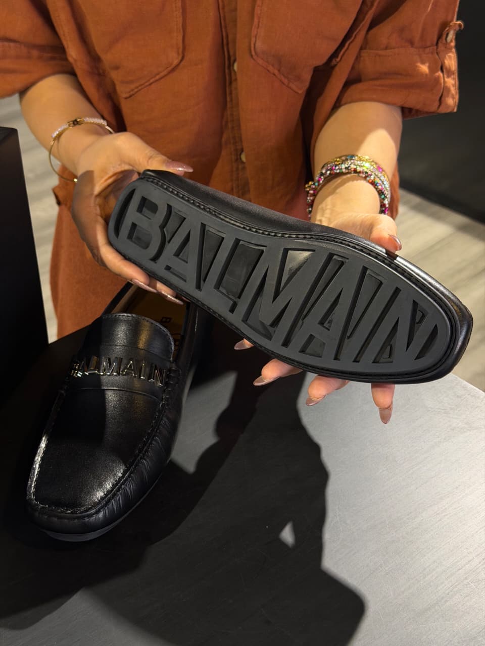 Balmain Leather Shoe