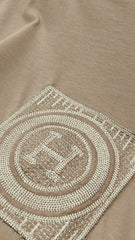 Hermes 1:1 Grade Oversized Crew Neck Tshirt