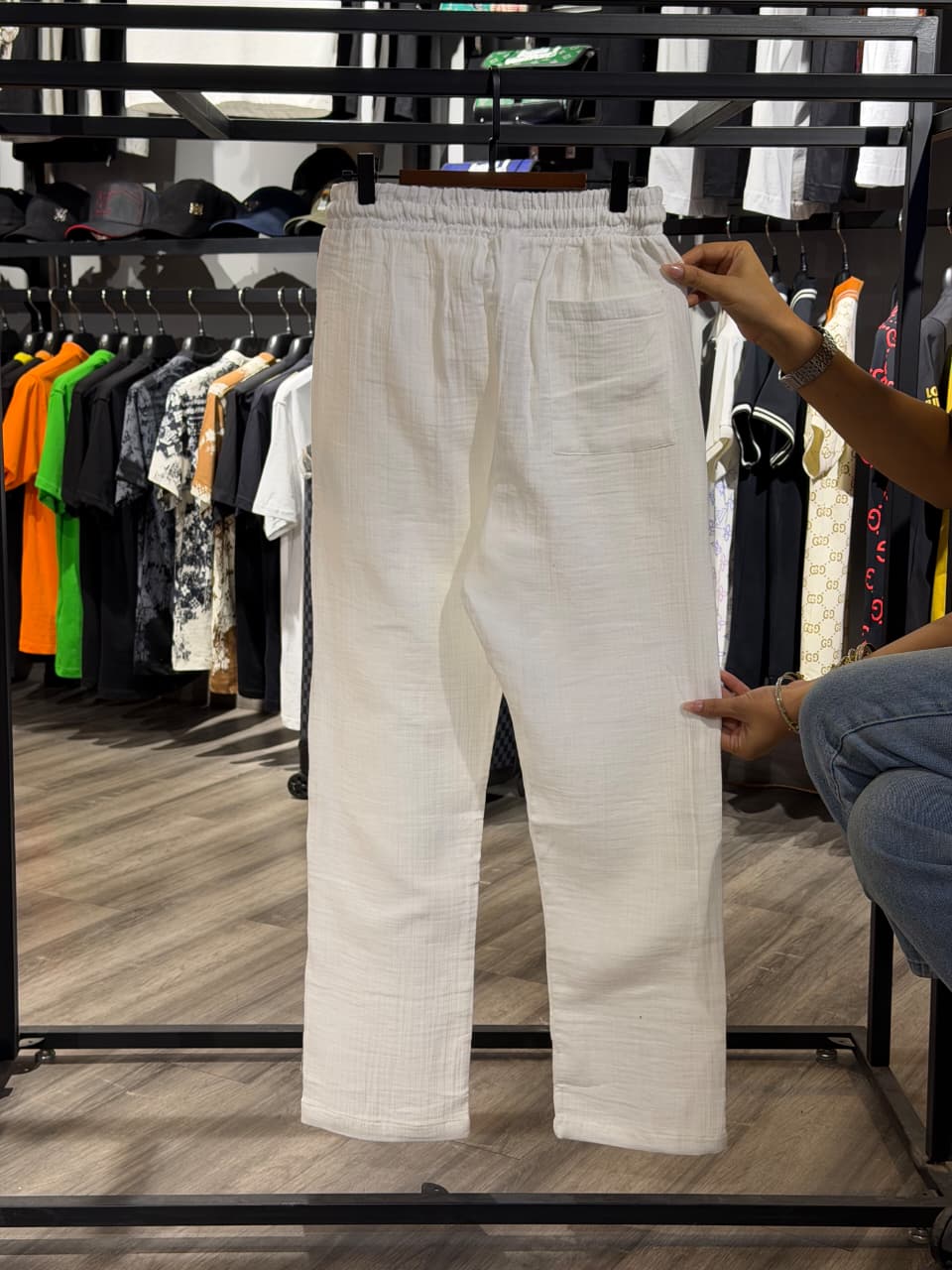 Zara Cotton Linen Trouser