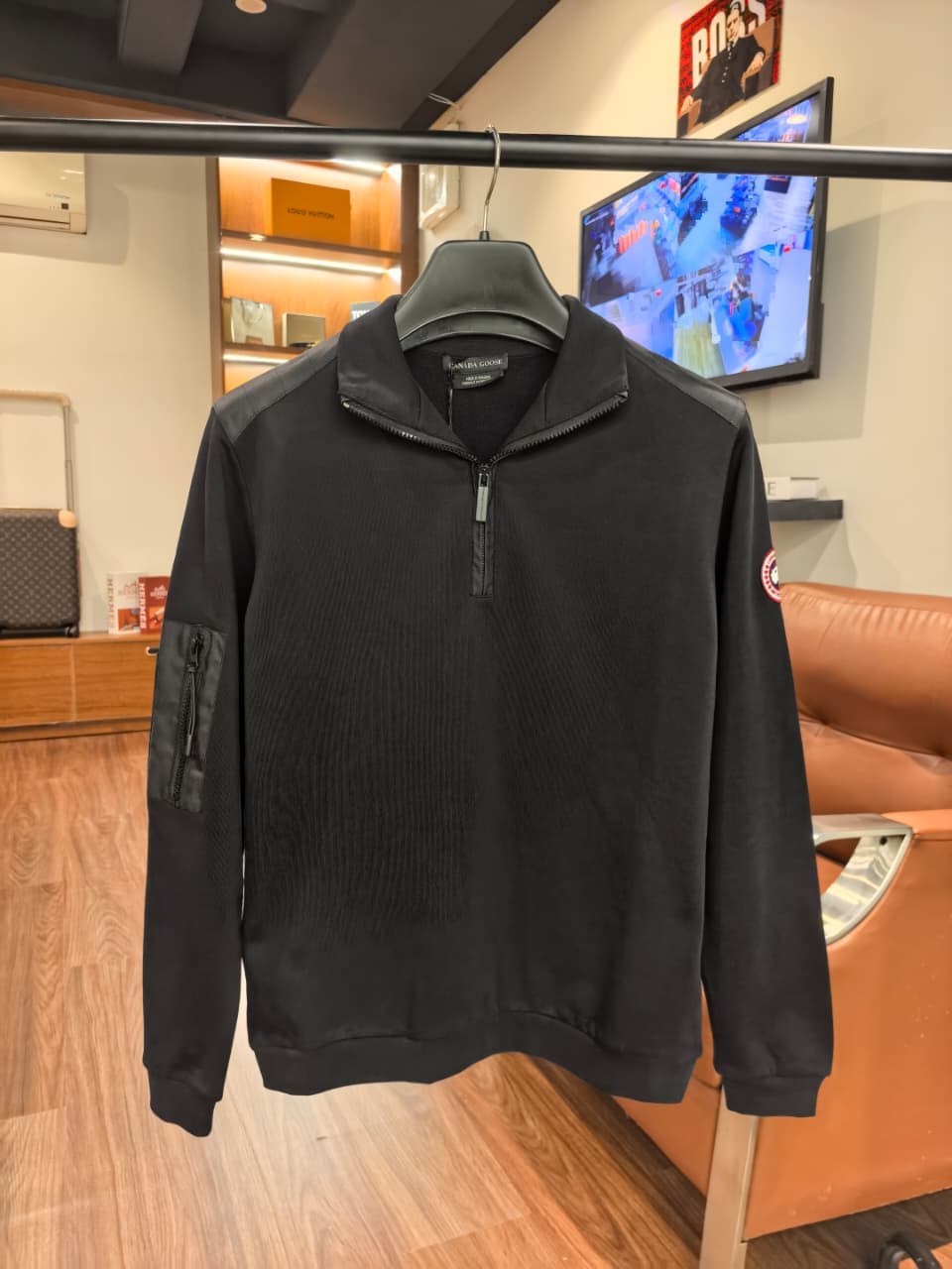 Canada Goose 1:1 Super Premium Grade Quarter Zip Sweatshirt