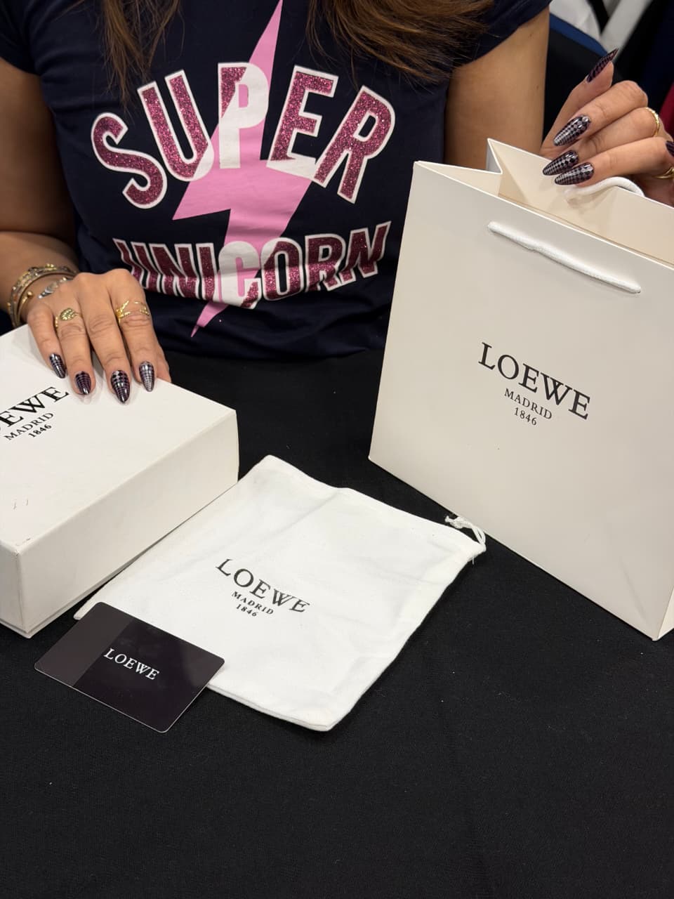 Loewe 1:1 Grade Genuine Leather Women's Belt with Complete Box Packaging