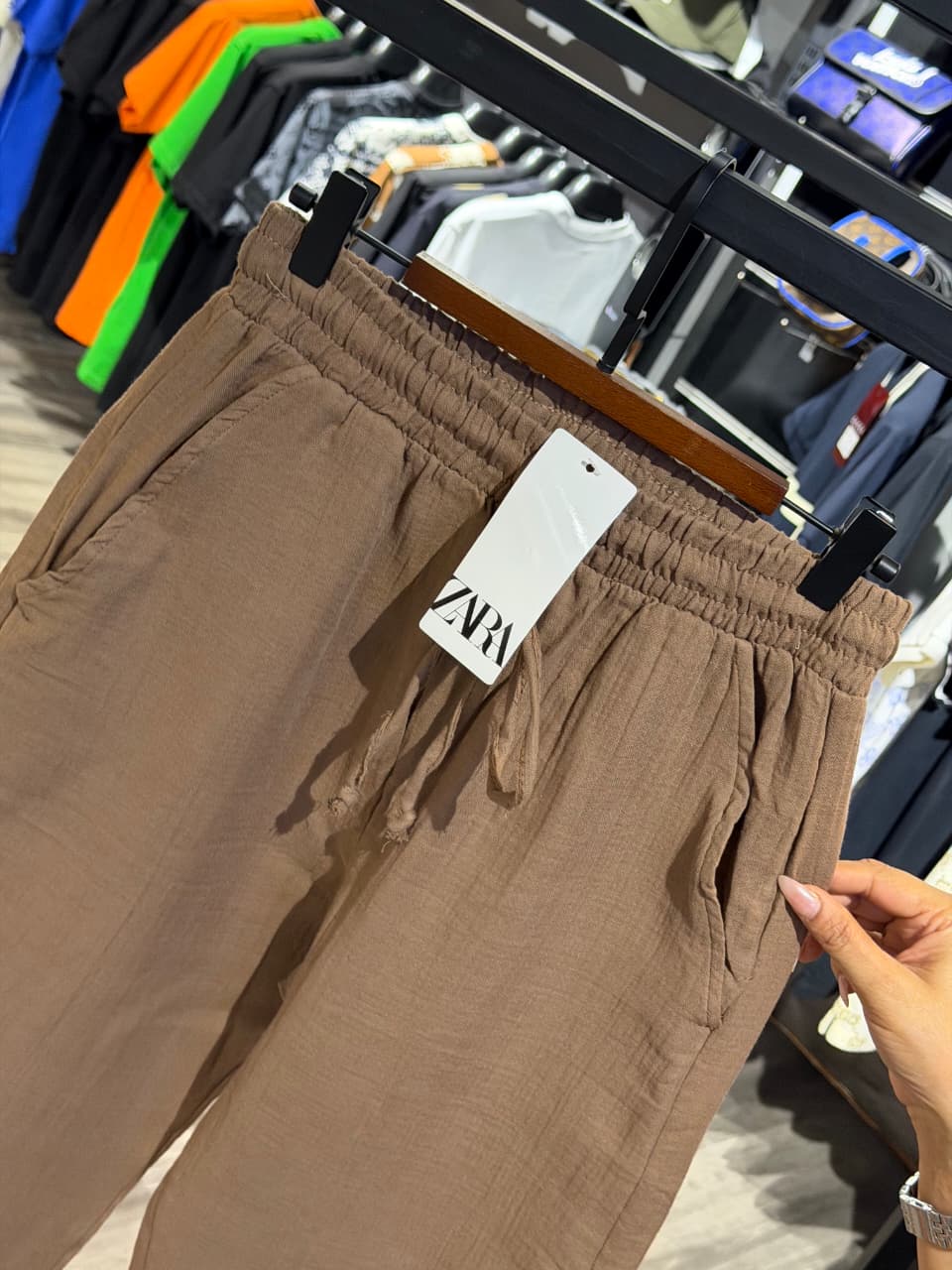 Zara Cotton Linen Trouser