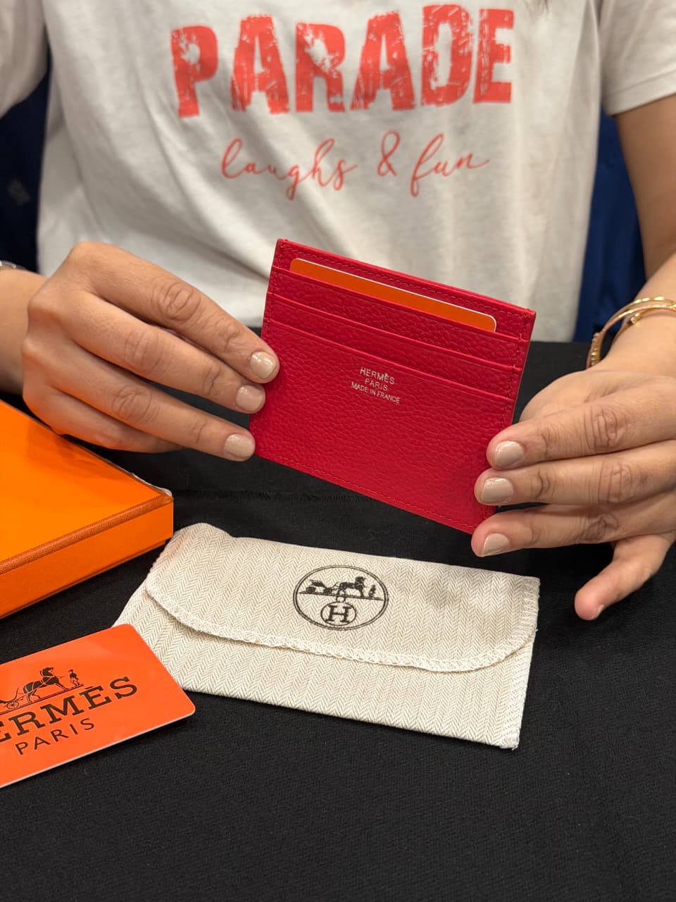 Hermes High End Card Holder with Box