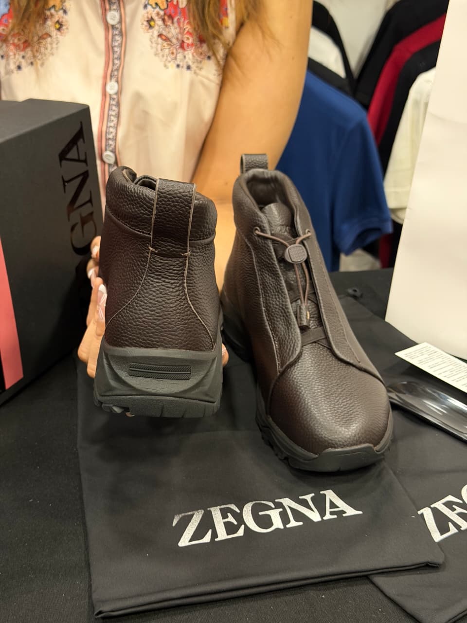 Zegna Triple Stitch 1:1 Grade Super Premium Leather VETTA Sneaker Shoe